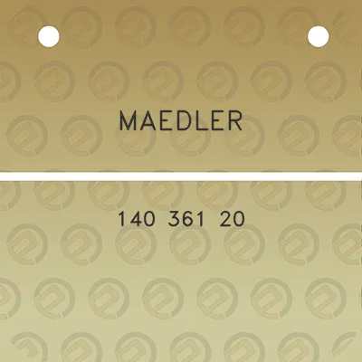 maedler-140-361-20