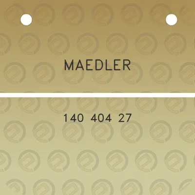 maedler-140-404-27