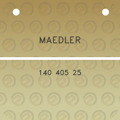 maedler-140-405-25