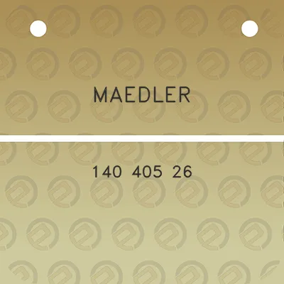 maedler-140-405-26