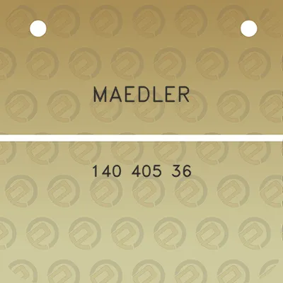 maedler-140-405-36