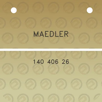 maedler-140-406-26