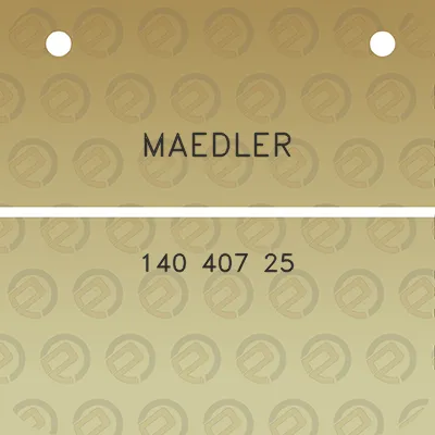 maedler-140-407-25