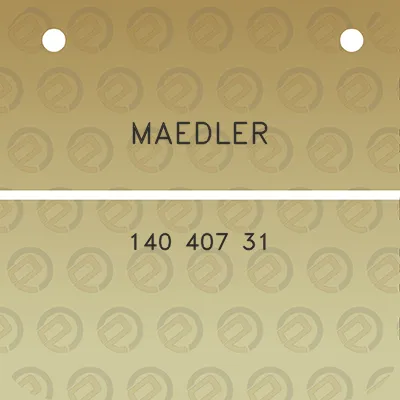 maedler-140-407-31