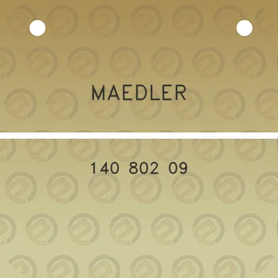 maedler-140-802-09