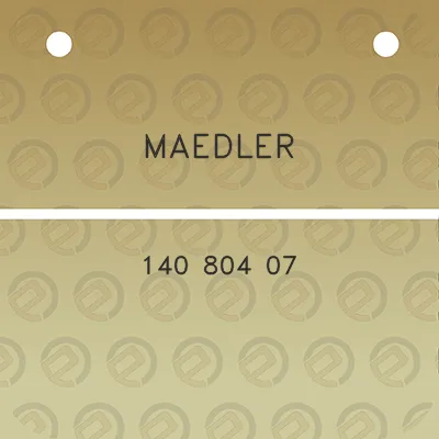 maedler-140-804-07