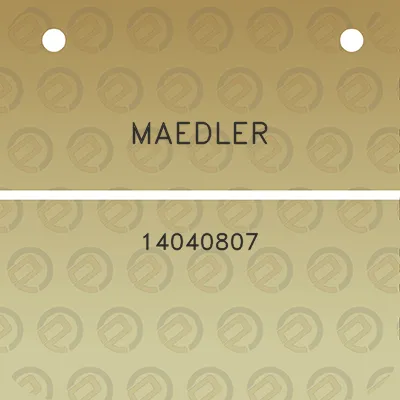 maedler-14040807