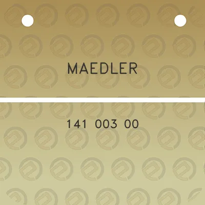 maedler-141-003-00