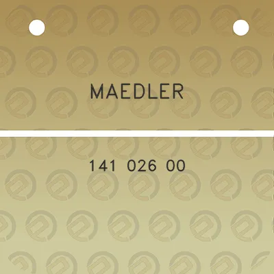 maedler-141-026-00