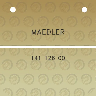 maedler-141-126-00