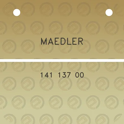 maedler-141-137-00