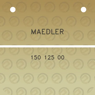 maedler-150-125-00