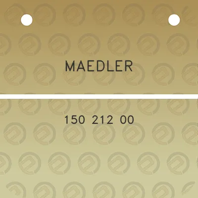 maedler-150-212-00