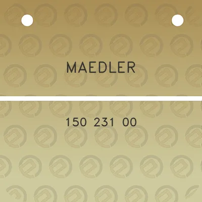 maedler-150-231-00