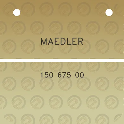 maedler-150-675-00