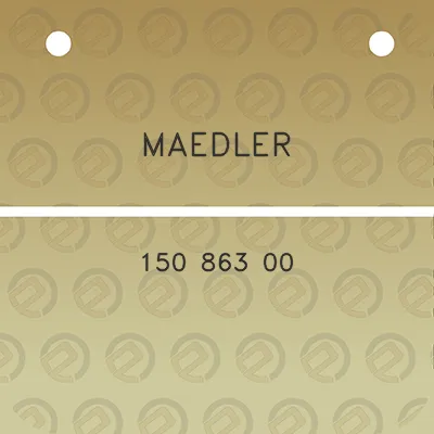 maedler-150-863-00