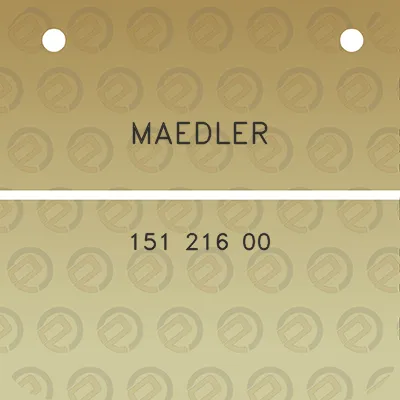 maedler-151-216-00