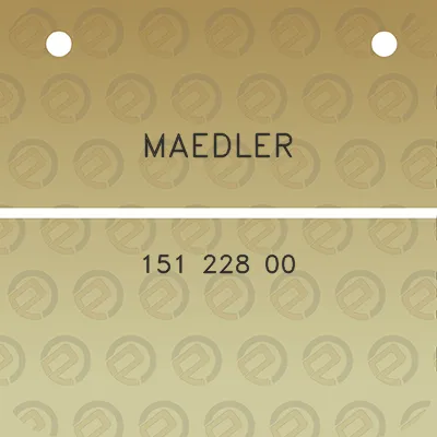 maedler-151-228-00