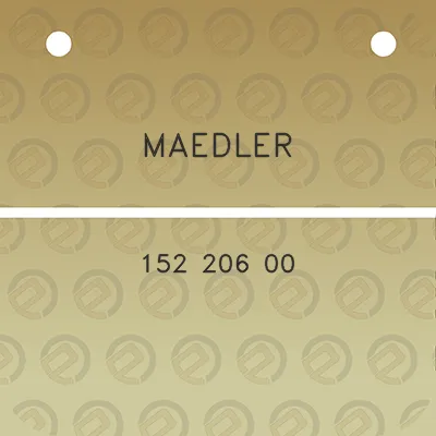 maedler-152-206-00