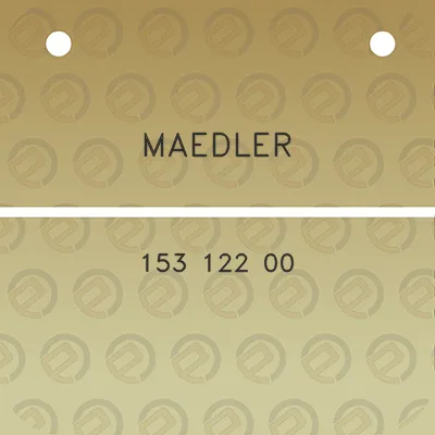 maedler-153-122-00