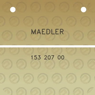 maedler-153-207-00