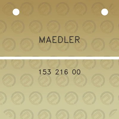 maedler-153-216-00