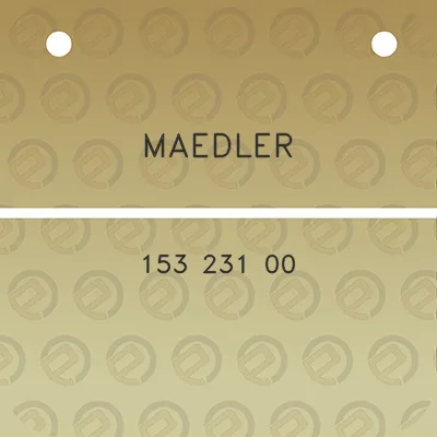 maedler-153-231-00