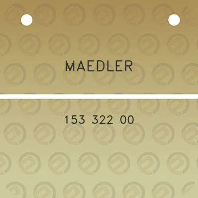 maedler-153-322-00