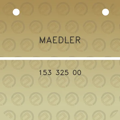 maedler-153-325-00