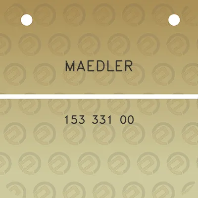 maedler-153-331-00