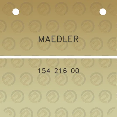 maedler-154-216-00