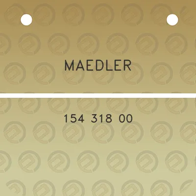 maedler-154-318-00