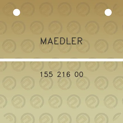 maedler-155-216-00