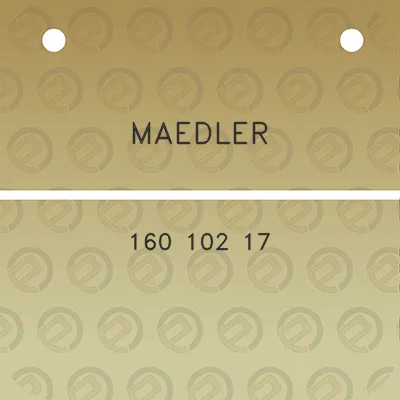 maedler-160-102-17