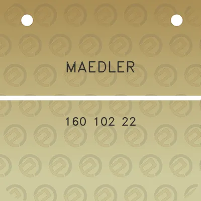 maedler-160-102-22