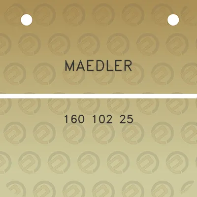 maedler-160-102-25