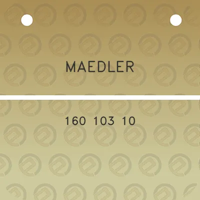 maedler-160-103-10