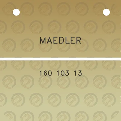 maedler-160-103-13