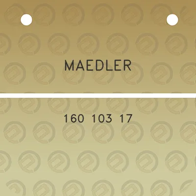 maedler-160-103-17