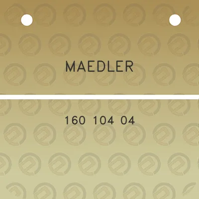 maedler-160-104-04