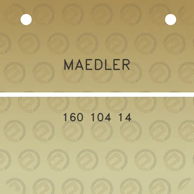 maedler-160-104-14