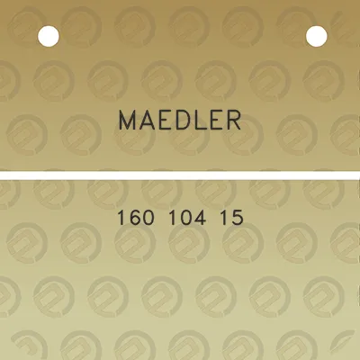 maedler-160-104-15