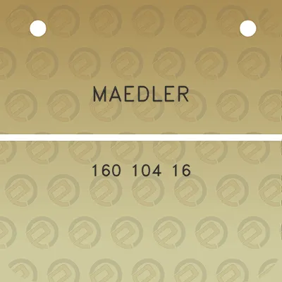 maedler-160-104-16