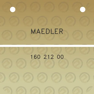 maedler-160-212-00