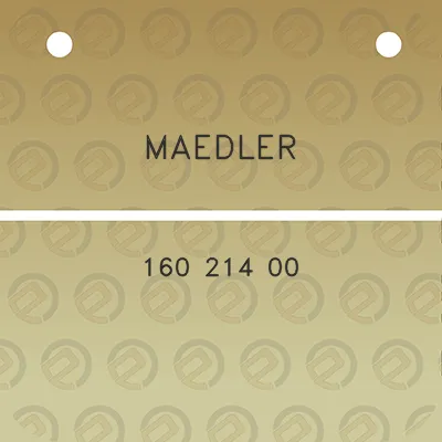 maedler-160-214-00