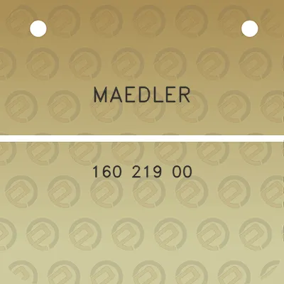 maedler-160-219-00