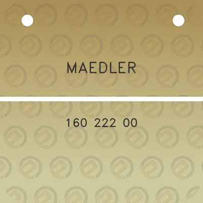 maedler-160-222-00