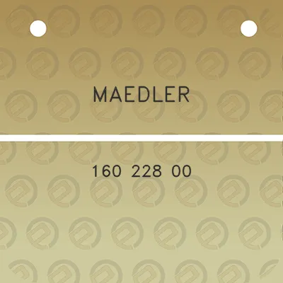 maedler-160-228-00