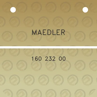 maedler-160-232-00