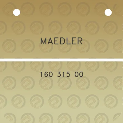 maedler-160-315-00